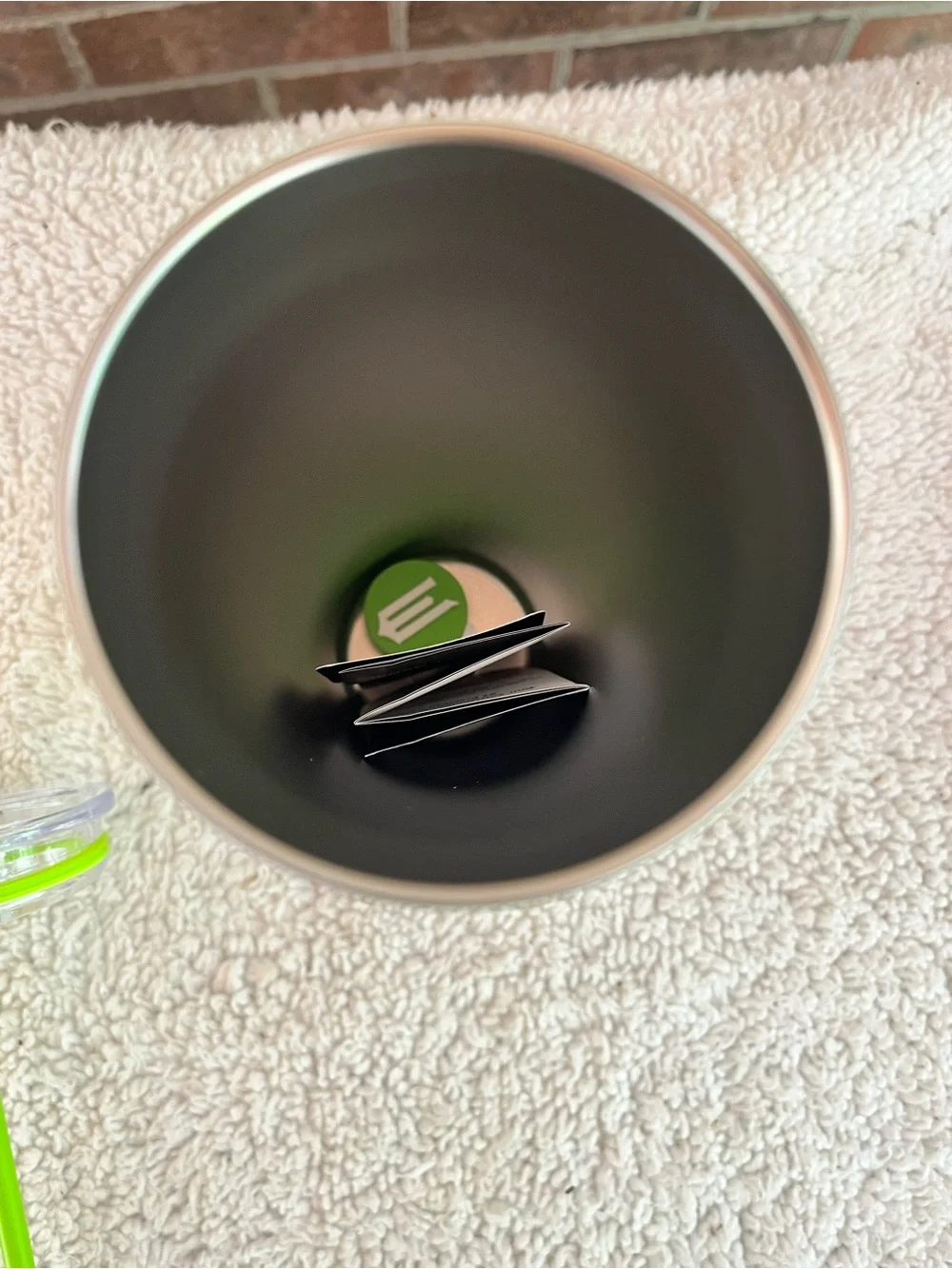 Wicked Pink Green Good Evil Checkered Tumbler New Unused With Papers